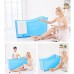 Bathtubs Freestanding Adult Folding Bath Barrel Children's Home Thickening can sit in The Double Baby Bathing Bath Barrel (Color : Blue  Size : 985648cm) - B07H7K5Q6J